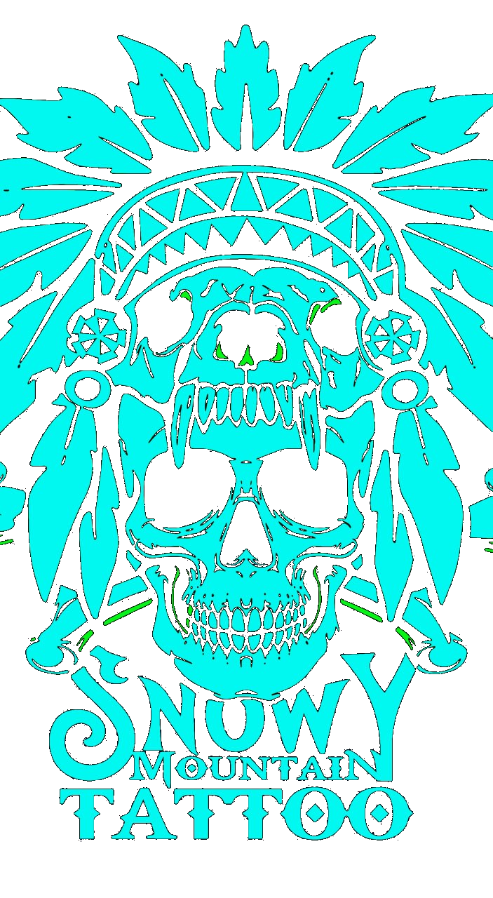 Snowy Mountain Tattoo Co. logo